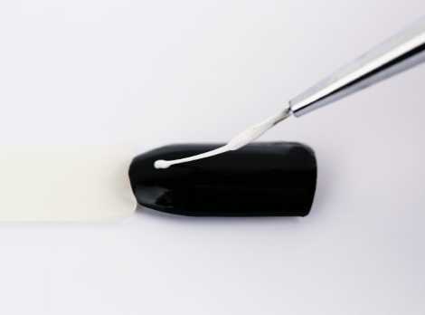 WSSO-015 Гель-краска "Паутинка" для покрытия ногтей. Web-gum Белая LiANAiL