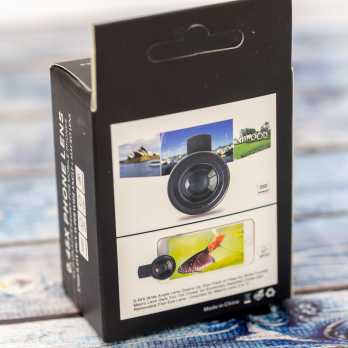 Макрокамера с 2 линзами 0,45X Phone Lens